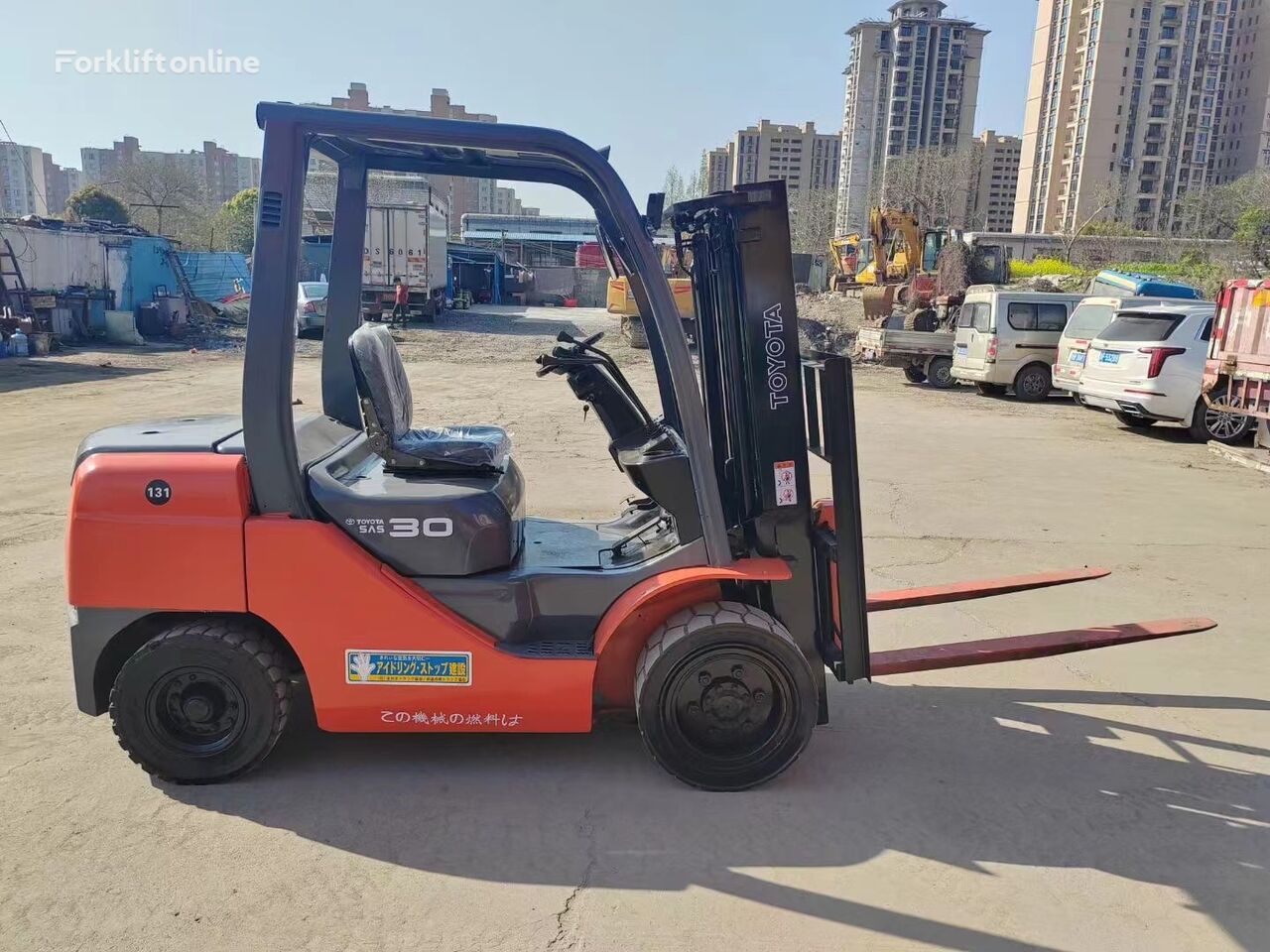 Toyota 8FD30 diesel forklift